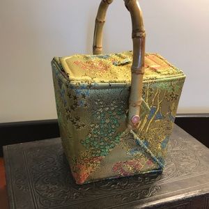 Chinese Take Out Fabric Purse Green